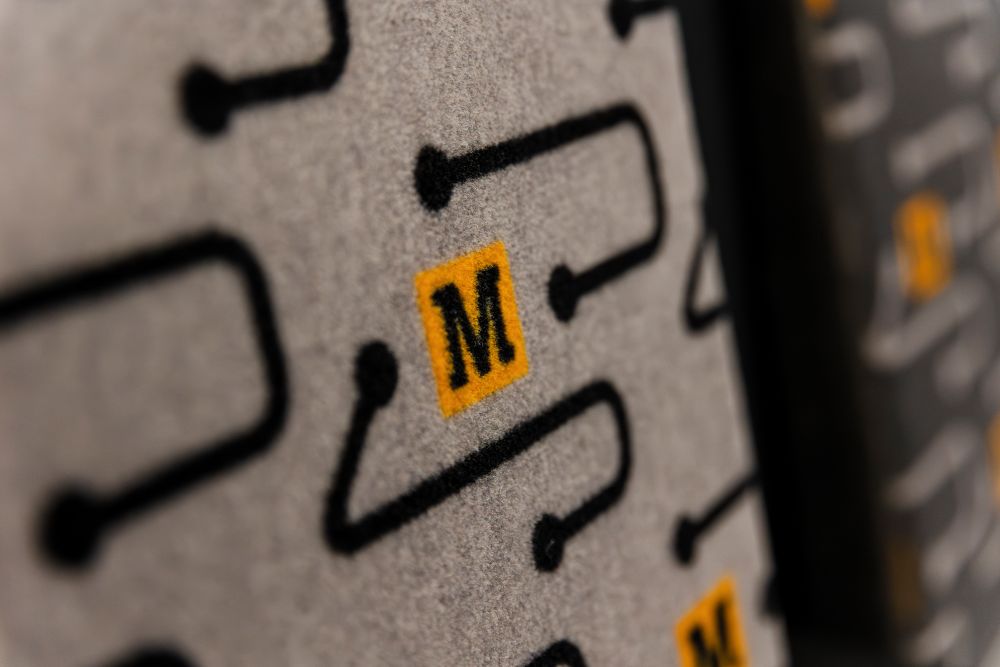 Metro moquette - seat cover design pattern