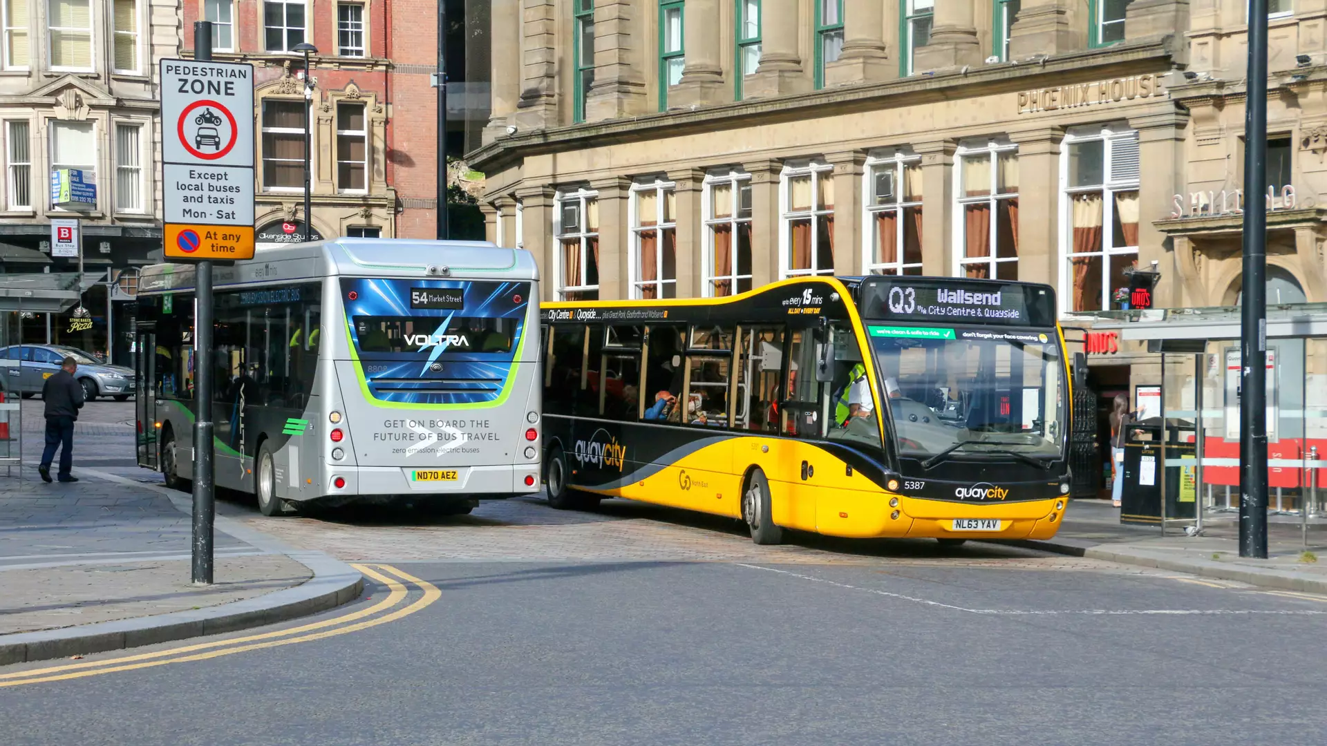 Quayside bus link TNE