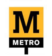 Metro station icon on the Pop App