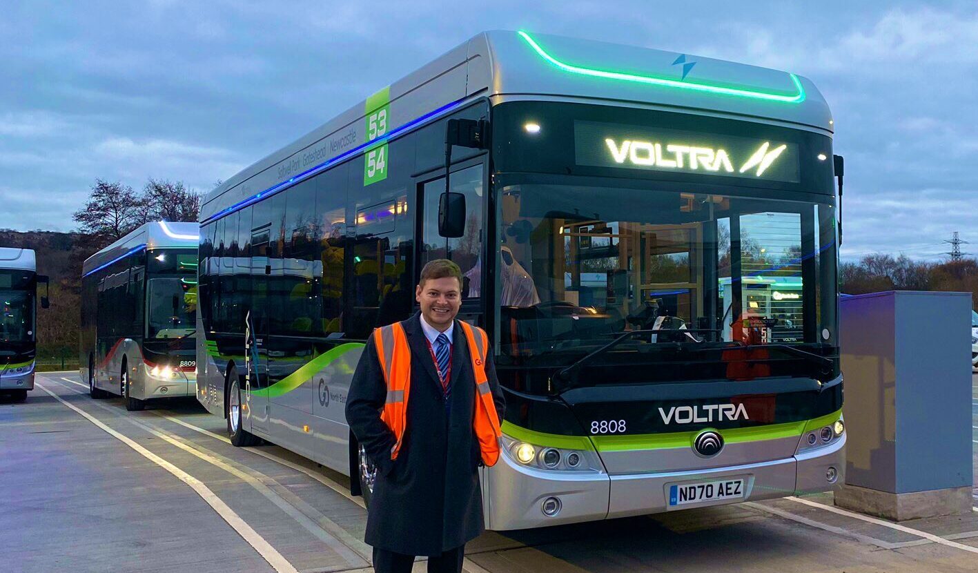 A Voltra electric bus
