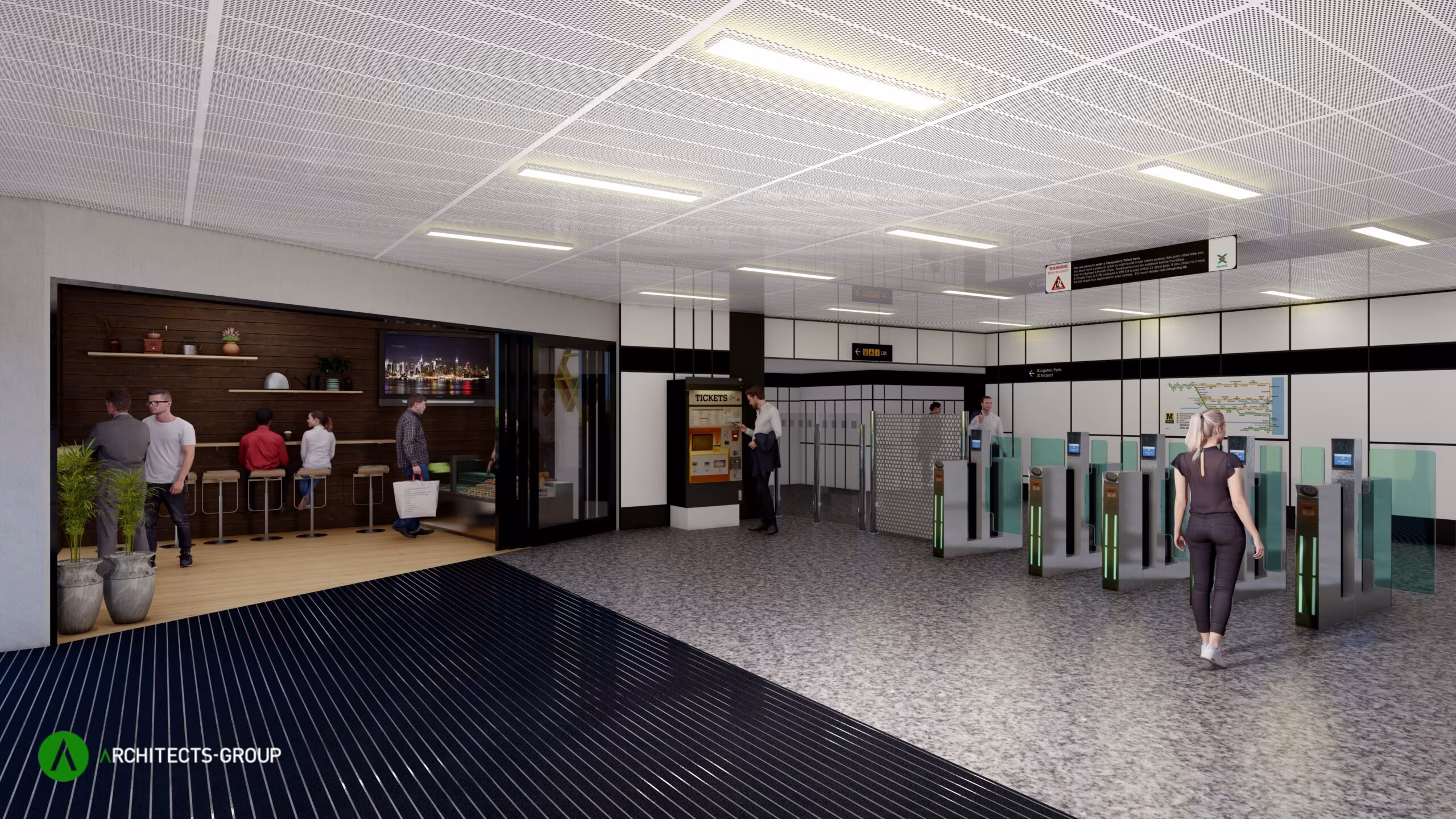 Regent Centre refurbishment plan - internal