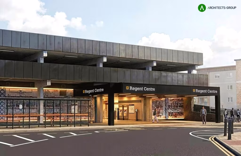 Artist impression of revamped Regent Centre Interchange