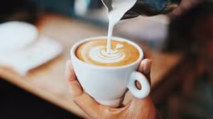 Coffee being poured